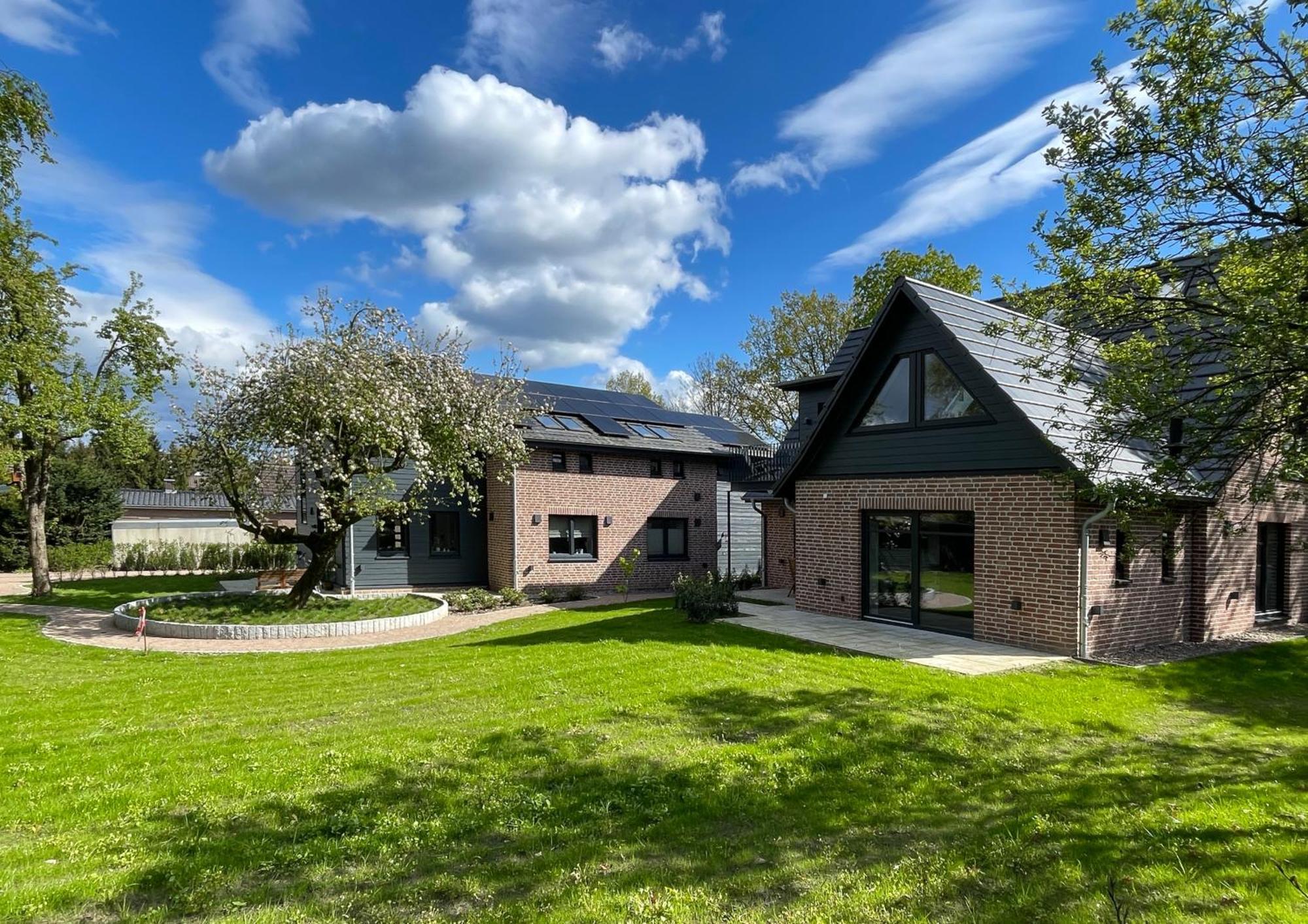 Traumhafte Ferienwohnung Am Park Scheessel Bagian luar foto