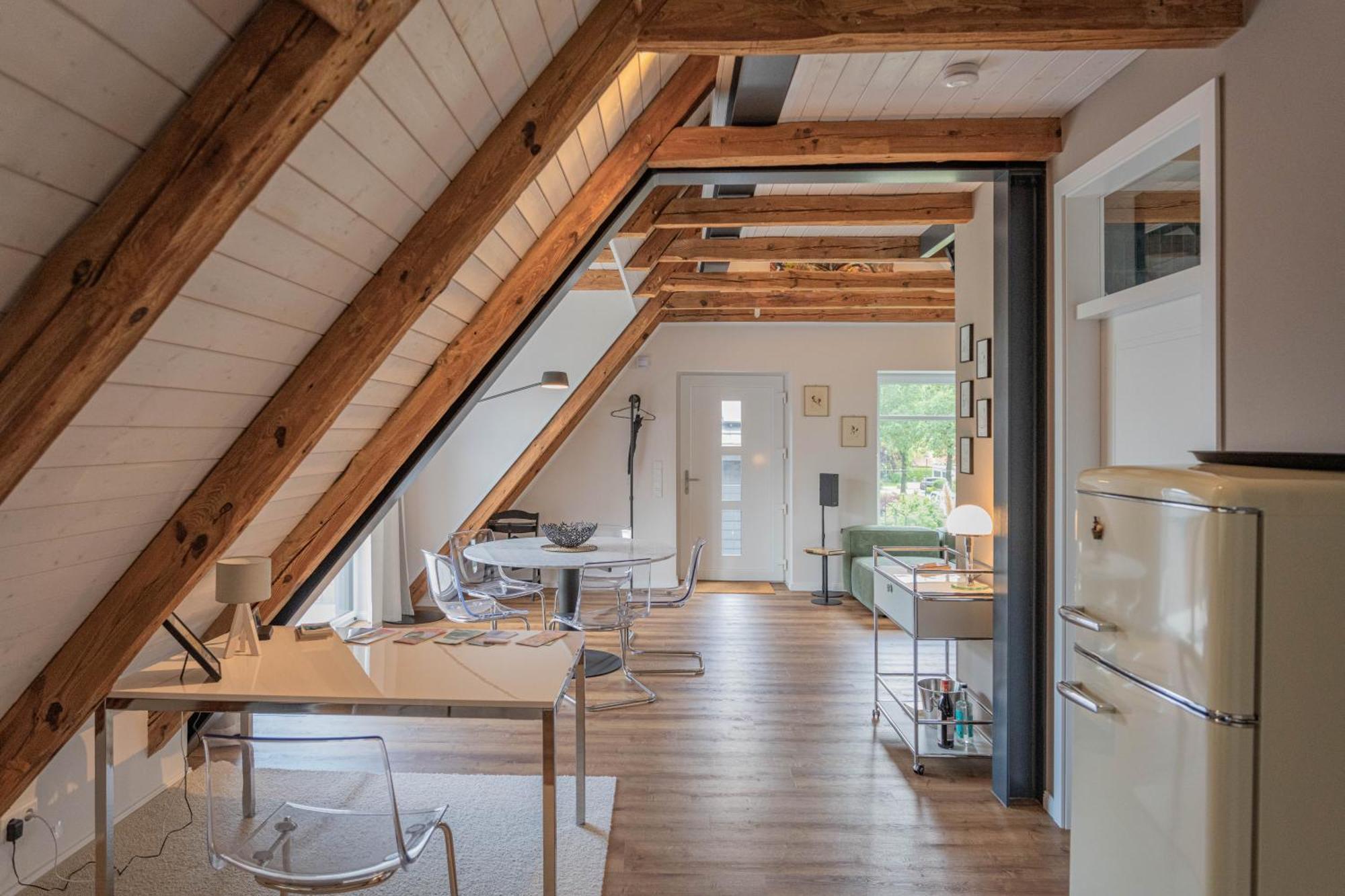 Traumhafte Ferienwohnung Am Park Scheessel Bagian luar foto