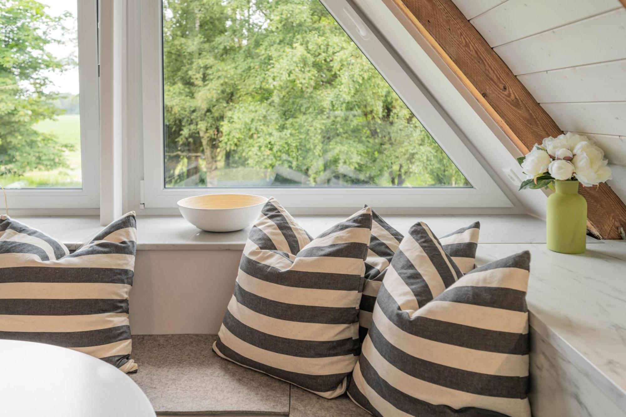 Traumhafte Ferienwohnung Am Park Scheessel Bagian luar foto