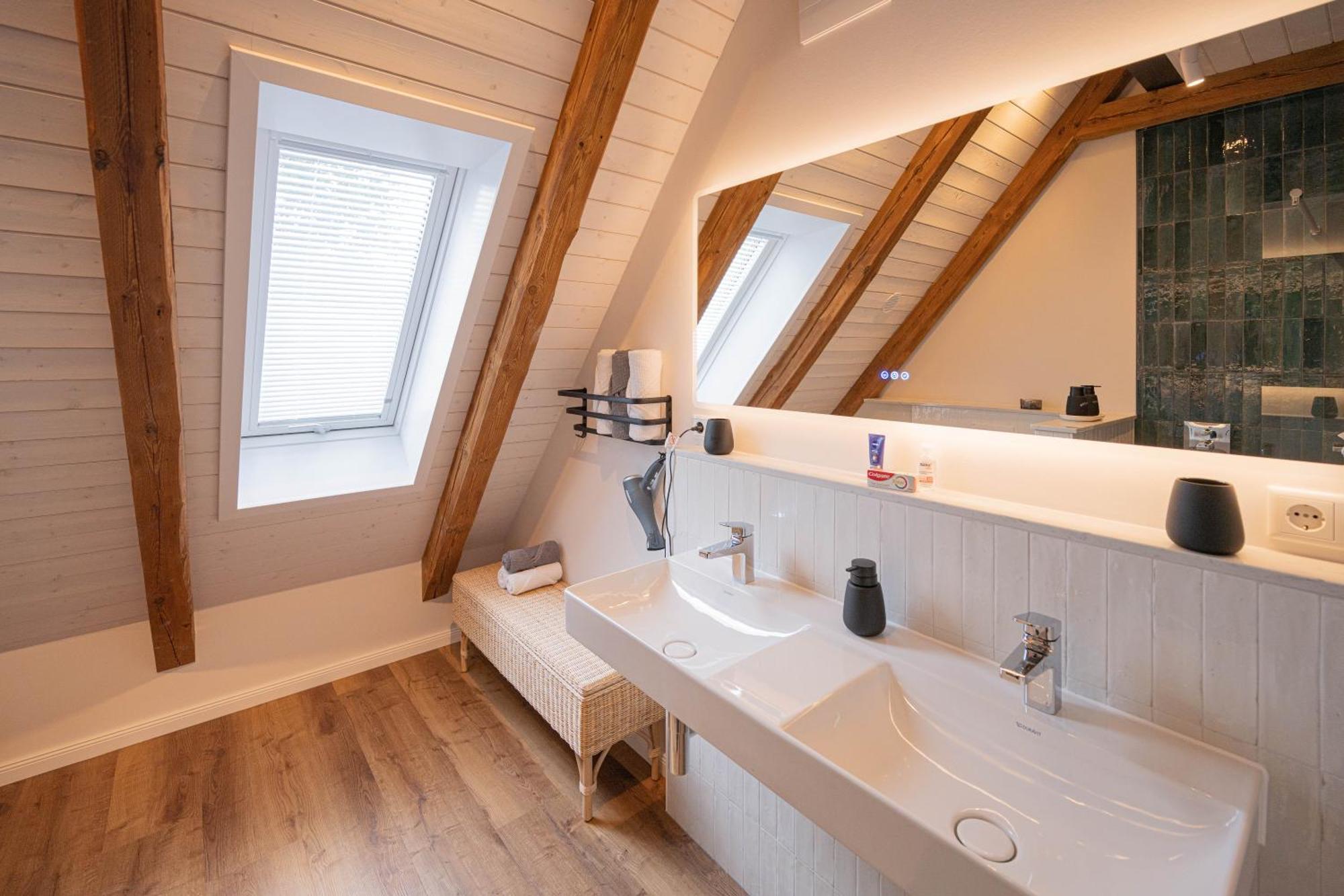 Traumhafte Ferienwohnung Am Park Scheessel Bagian luar foto